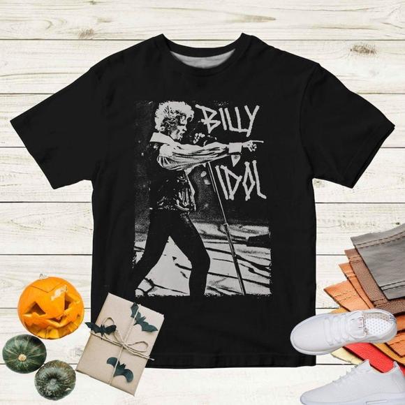 Gildan Other - Billy Idol T-Shirt, Billy Idol Live Tour 2023 T Shirt, Billy Idol Unisex Tee